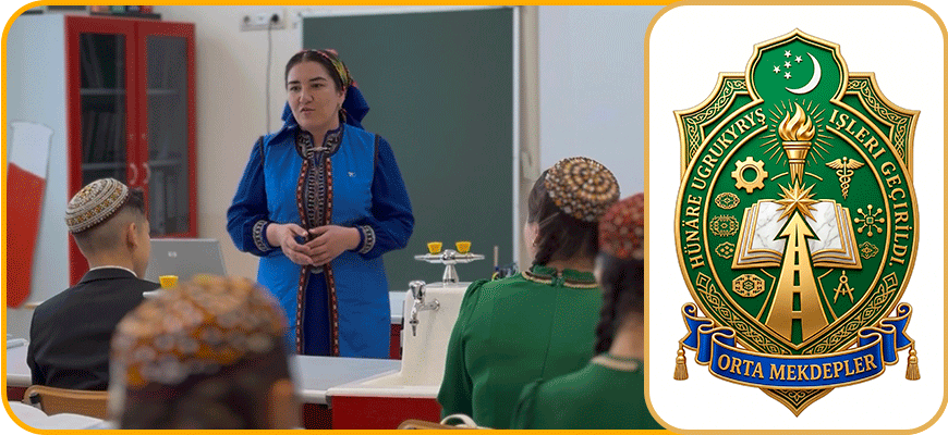 Aşgabat şäheriniň takyk we daşary ýurt dili derslerini çuňlaşdyryp öwredýän ýöriteleşdirilen 77-nji we 116-njy orta mekdebinde hünäre ugrukdyryş işleri geçirildi