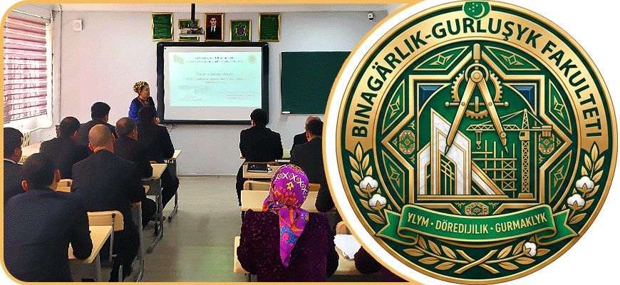 “Gurluşyk pudagynda ulanylýan demirbeton konstruksiýalary” atly ylmy-amaly maslahaty