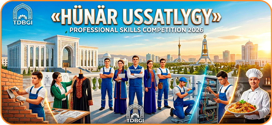 Hünärli ýaşlar — berkarar döwletiň berk binýady, ussatlyk — aýdyň geljegiň açary!