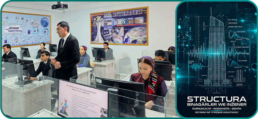 Türkmen döwlet binagärlik-gurluşyk institutynda “Seýsmologiýa we seýsmika durnukly gurluşyk” atly ylmy-okuw maslahaty geçirildi.