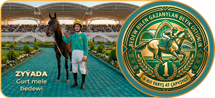 BEDEW BILEN GAZANYLAN BEÝIK ÜSTÜNLIK