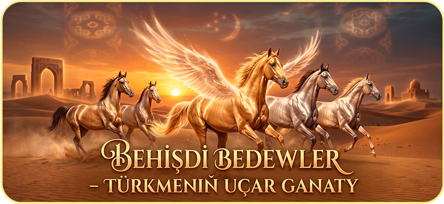 Behişdi bedewler — türkmeniň uçar ganaty